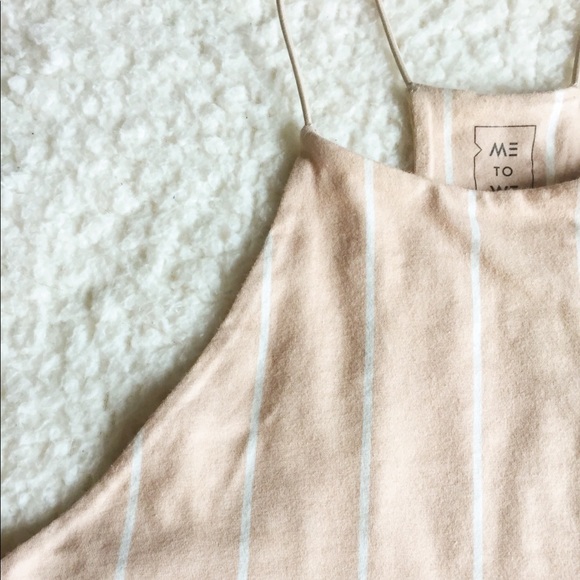 Me to We Neutral Toned Striped Tank - Picture 3 of 10